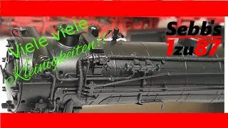 Kesselrohrisolierungen, Schmierleitungen und mehr... Märklin Br 65 [ Dampflok-weathering Teil 2 ]