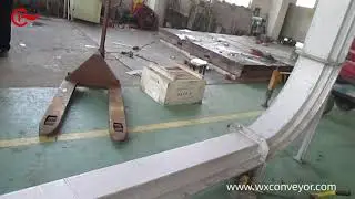 Z shape chain scraper conveyor to transport sludge