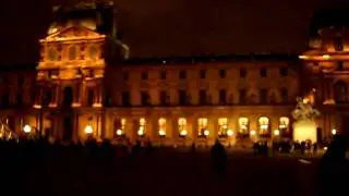 Paris - Louvre at night