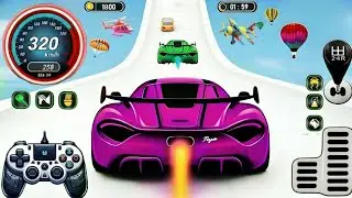 Impossible Crazy Cars Stunt Games - Mega Ramp Car Stunts Drive Racing Simulator&nbsp; - Android Gameplay