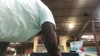 Amputee lsit to a handstand press