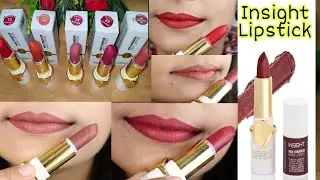INSIGHT NoN Transfer Lipstick 💄💄 Swatches/ Review // ShaviBarhok &hearts;️