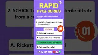 RAPID PYQs Series 02 for #gpat2025 #shorts