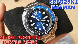 SOLD SEIKO TURTLE DIVER SRPC25K1 BATMAN BEZEL MULUS FULLSET CAKEP BANGET FOLLOW IG LakoneWatch