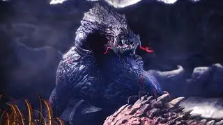 Ebony Odogaron vs Odogaron Natural Cutscene | No Hunter/Music
