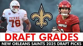 Saints Draft Grades: All 7 Rounds From 2025 NFL Draft Ft. Kelvin Banks, Tyler Shough, Danny Stutsman