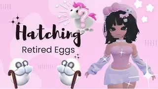 Hatching 15 Retired Eggs! Got Lucky or not? | Adopt Me Hatching Video | Skyx