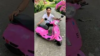 Mini Vespa scooter 😍 #unboxing