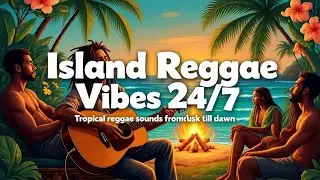 Beach Night Reggae 🌴 Mellow Island Rhythms for Summer Nights 🌙