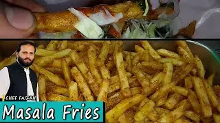 Masala Fries Recipe | Commercial  آلو کی چپس | Recipe By Kitchen With Faizan | Chef Faizan Naeem