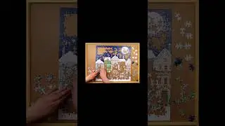This Winter Puzzle Is Pure Magic ❄️🎅 500-Piece Puzzle Timelapse #timelapse #ytshorts #jigsawpuzzle