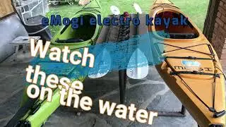 Electric kayak eMogi water test demo