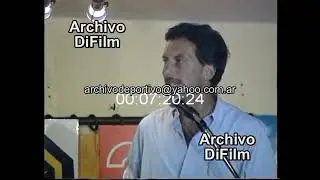 Mauricio Macri remata palcos de Boca Juniors - DiFilm (1996)