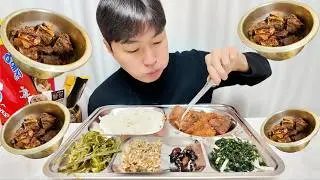 코다리조림+미역줄기볶음+파래초무침+멸치+콩자반 집밥 delicious home-cooked meals #먹방 #mukbang  #야식 #집밥 #코다리조림 #미역줄기볶음