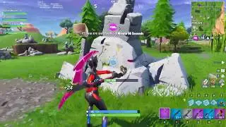 1 HP TILTED TOWERS CLUTCH! FORTNITE BATTLE ROYALE SQUADS MOMENTS!