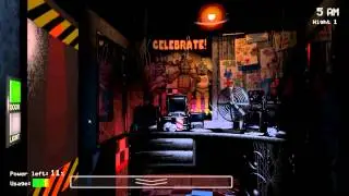 Five nights at Freddy's: Night 1