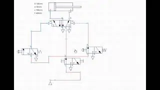 7.1- Pneumatics - Design a pneumatic circuit to control the actuator by indirect control method