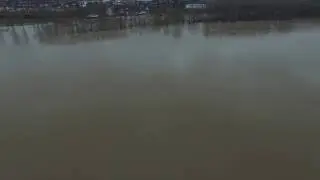 Rheinkilometer 660 # Hochwasser am 07.01.2018