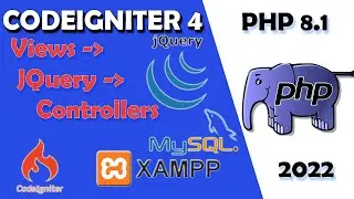 Codeigniter 4 - JQuery consulta a base de datos MySQL - 2022
