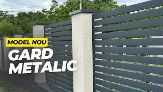 Gard metalic ,poartă pietonală, poartă glisantă sunt lucrările prezentate &icirc;n videoul de astăzi.