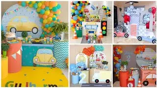 25 Best Car Theme Birthday Decorations || Car Theme Birthday Decoration || Latest Car Birthday Decor