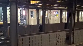 IND Concourse Line: R211 B Train departing 161st Street - Yankee Stadium