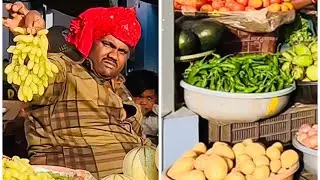 Madhapar Bhuj Kutch Local Fruit and Veg Market Walk in 4K | Gujarat India
