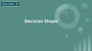 Учебное пособие по Dell Boomi, день 20 | Что такое Decision Shape | Как настроить DecisionShape н...