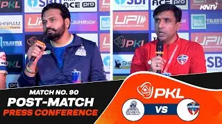 PKL 12 M 90 | UP Yoddhas vs Haryana Steelers | Press Conference ft. Manpreet & Gumaan