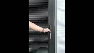 Louvered Swing Door &ndash; A Perfect Combination of Elegance and Practicality  #doors #window #sunroom