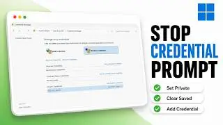 How to Fix Enter Network Credentials Error on Windows 11