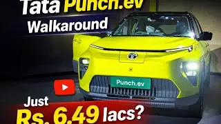 2026 Tata Punch.ev Walkaround Review | Just Rs. 6.49 lacs*