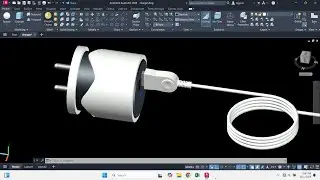 How to Make Charger in AutoCAD 3D Modeling