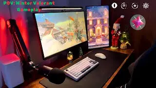 Cozy Winter Vibes ❄️ | Relaxing & Satisfying Valorant POV Gameplay 🎄