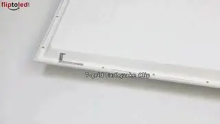 2&times;4 LED Flat Panel Light &ndash; 30&ndash;72W Selectable, 5-CCT, Dimmable Recessed Ceiling Fixture