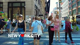 [4K] NEW YORK CITY - Summer Walk Lower Manhattan, Broadway & SoHo, Travel