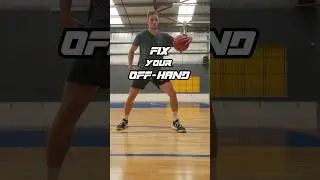 Fix your off-hand 🔧 #basketball #coach #nba #dribbling #gym