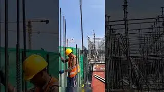 Column rebar coupler conecting