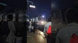 12179 Lucknow Agra Fort Intercity Express arriving Etawah Junction #shorts