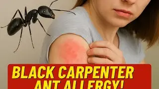 😱 What Happens If a Black Carpenter Ant Bites You? @TauseefRahim-999