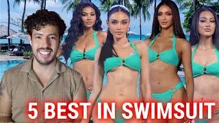 Miss universe Thailand 2025 TOP 5 BEST IN SWIMSUIT COMPETITION 👑