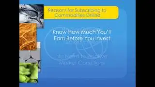 Benefits - Commodities Online