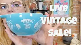 Live Vintage Sale! | Over 60 Vintage Items | Thrifter Junker Vintage Hunter