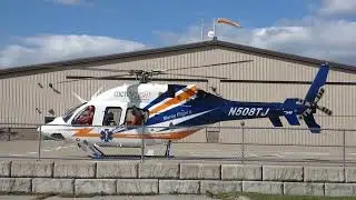 Mercy Flight 8 Bell 429 Start up/TO-KBUF
