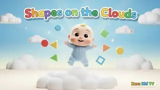 Shapes on the Clouds Adventure with Zuzu | Fun Toddler Sky Learning & Counting Song for Kids