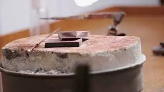 Carefully crafted wood-grain gold ring &mdash; high failure rate, high material loss#DIY #HandmadeRing