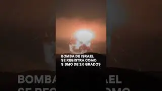 Bomba de Israel en Siria se registra como sismo de 3.0 grados #nmas #israel #siria