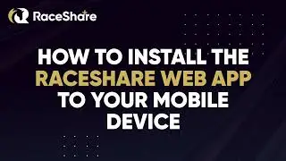 How to install the RaceShare Web App on your mobile device!