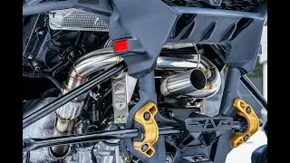 🔥 Treal Performance “Outlaw” Exhaust | Can-Am Maverick R Sound Clip 🔊