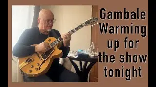 GUITARIST GAMBALE - A BIT OF BEHIND THE SCENES WARMING UP FOR HIS SHOW TONIGHT IN POLAND. ENJOY!